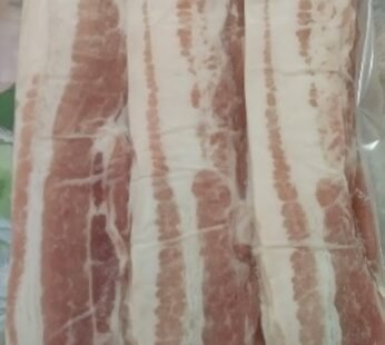 US Premium Style Streaky Un-Smoked Bacon 1KG