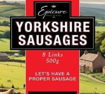 Epicure Yorkshire Sausage (8 Per Pack)