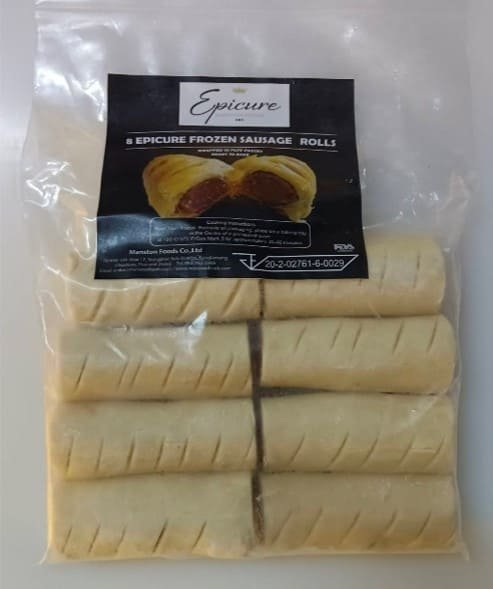 Ready-to-Bake Frozen Epicure Sausage Rolls (8 Pieces per Pack)