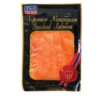 Norwegian Smoked Salmon Sliced (100g – Frozen)