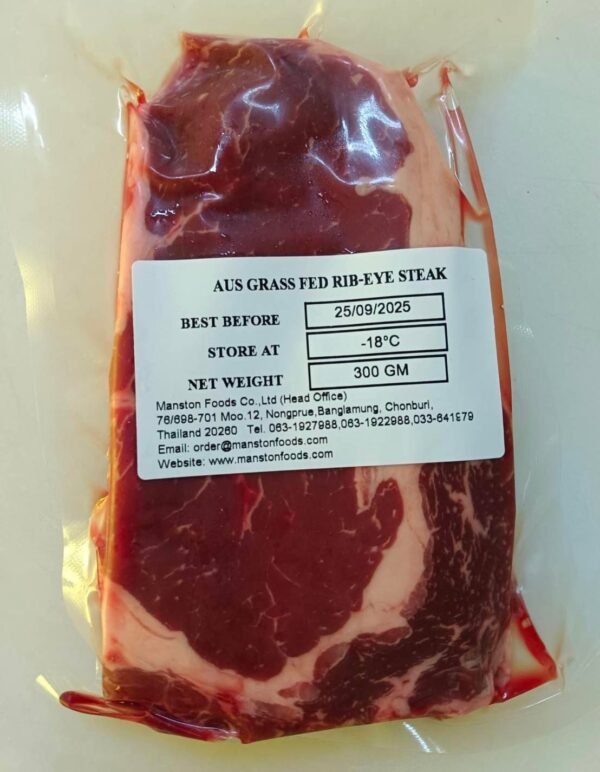 250g Aus grass-fed rib-eye steak