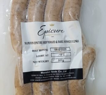 Epicure Pork Tomato & Basil Sausage – 8 Links (500g)