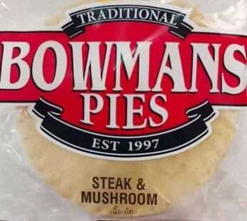 Bowmans Steak & Mushroom Pie (250g)