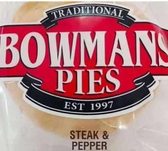 Bowmans Steak & Pepper Pie (250g)