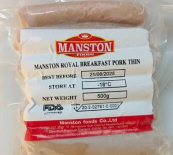 Breakfast Pork Thin 12 Links – 500g (Frozen)