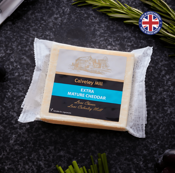 UK White Extra Mature Cheddar – 200g