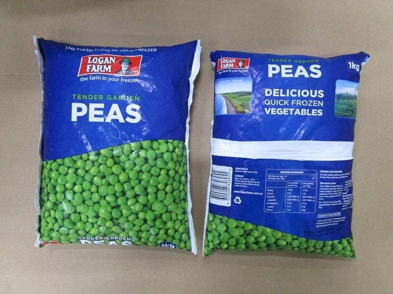 Logan Farm NZ Peas – 1kg Pack (Frozen) - Image 3