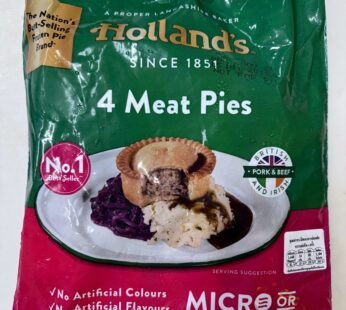 Holland’s 4 x 141g Meat Pies (564g, Frozen)