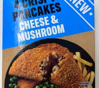 Iceland Crispy Cheese & Mushroom Pancakes (4 x 62.5g, Frozen)