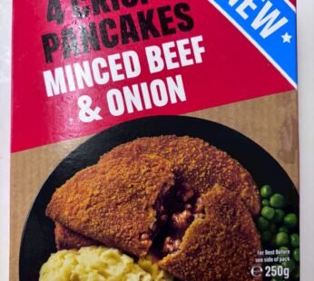 Iceland Crispy Minced Beef & Onion Pancakes (4 x 62.5g, Frozen)