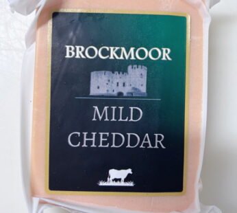 Imported UK Brockmoor Coloured Mild Cheddar (150g)