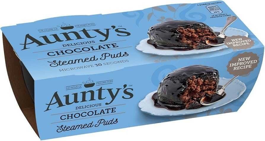 Auntys Chocolate Fudge Pudding (2 x 95g, Chilled)