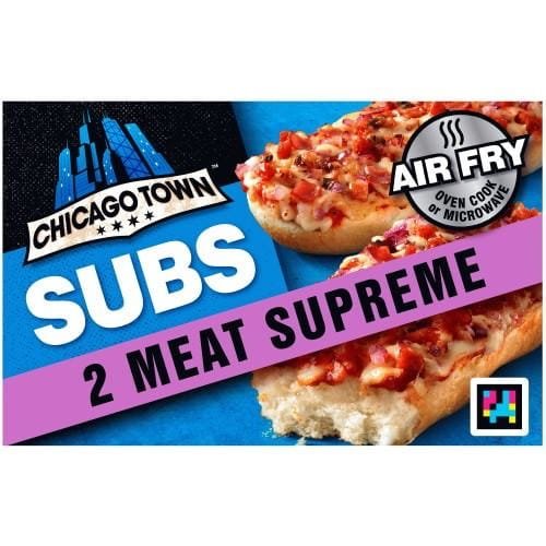 Chicago Town 2 Pack Meat Supreme Sub (2 x 125g, frozen)