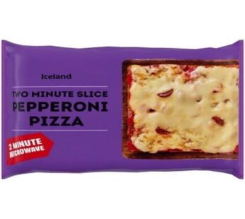 Iceland Two Minute Slice Pepperoni Pizza (150g, frozen)