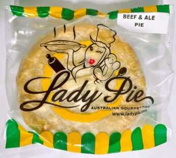 Lady Pie – Beef & Ale Pie (240g, Frozen)